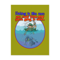 fish sex card postcards