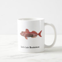 Fish - Sharp-Beaked Gurnard Bookstore Promo Coffee Mugs