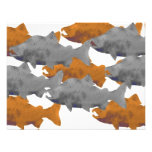 FISH -Silver and Copper Salmon Personalized Announcement