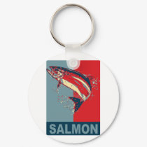 Fish Species Iconized like obama keychains