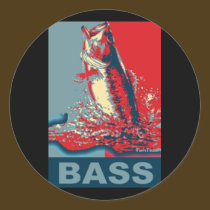 Fish Species Iconized like obama stickers