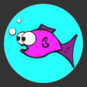 Fish Sticker by kklawiter Fish Sticker