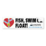 Fish, Swim or Float Bumper Sticker