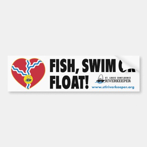Fish, Swim or Float Bumper Sticker