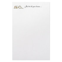 Fish Swimming Personalized Stationery