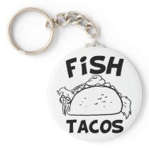Fish Tacos Key Chain