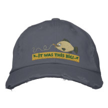 Fish Tales fishing humor hat Embroidered Hats