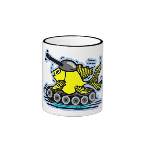 FISH TANK funny cute cartoon Tea/Coffee Mug