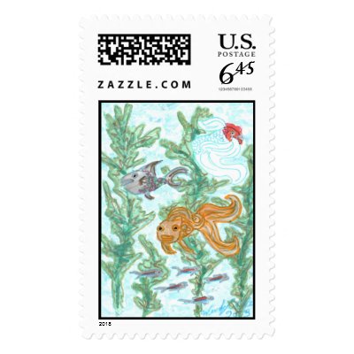 Fish Tank Stamp by pidgiefund