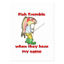 FISH TREMBLE POST CARD