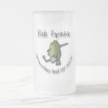 Fish Tremble When They Hear My Name  black frog Mug
