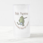 Fish Tremble When They Hear My Name  brown frog Coffee Mug