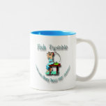 Fish Tremble When They Hear My Name  cyan Coffee Mugs