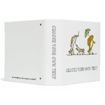 Fish Walking 3 Ring Binders