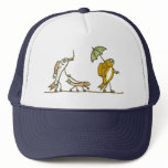 Fish Walking Trucker Hat