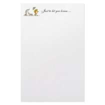 Fish Walking Personalized Stationery