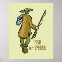 Fish Whisperer Fishing Posters