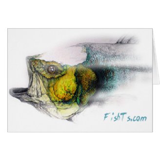 Fish World Tour Greeting Card
