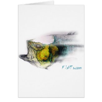 Fish World Tour Greeting Cards