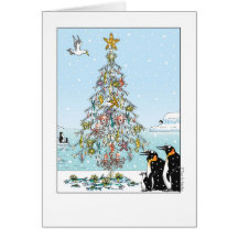 Fishbone Christmas tree! Cards
