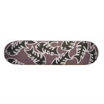 Fishbones Black Purple Skateboard