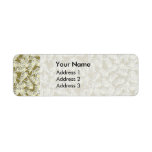 Fishbones Olive Address Labels