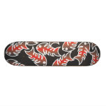 Fishbones Red Black Skateboard