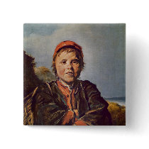 Fisher boy pinback button