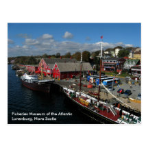 Fisheries Museum of the Atlantic, Aerial View Post Cards