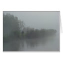 Fisherman in the fog cards by Rainmountain Fisherman in the fog cards