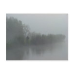 Fisherman in the fog postcards