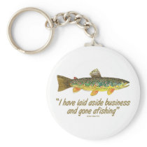 Fisherman Quote Key Chain