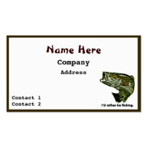 Fisherman's Business Card