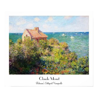 Fisherman's Cottage at Varengeville Claude Monet Posters