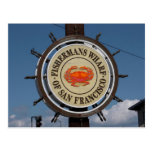 Fisherman's Wharf Sign Postcard