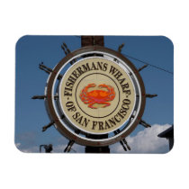 Fisherman's Wharf Sign Rectangular Magnets