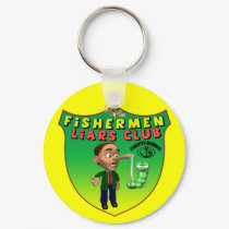 Fishermens Liars Club T-shirts and Gifts keychains