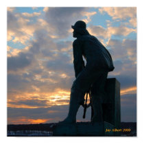Fishermen's Statue Poster posters