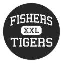 Fishers - Tigers - High School - Fishers Indiana stickers
