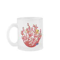 Fishes and Coral Doodle Art Mug