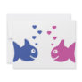 fishes in love icon personalized invite