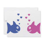 fishes in love icon personalized invite