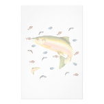 Fishes school custom stationery