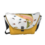 Fishes school messenger bags