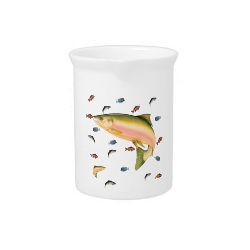 Fishes school beverage pitcher