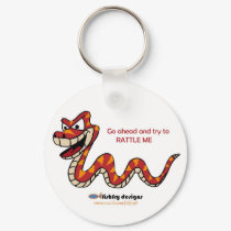 Fishfry Designs Rattlesnake Key Chain keychains by fishfryd Fishfry Designs Rattlesnake Key Chain keychains