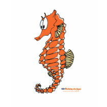 Fishfry designs Sea Horse front logo T shirt