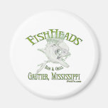 FishHeads Bar and Grill by FishTs.com Refrigerator Magnet