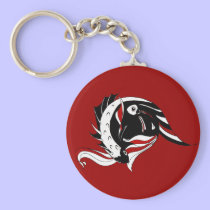 Fishhook Red keychains