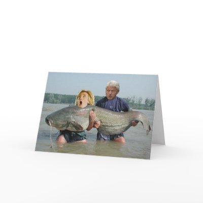 Fishin Clintons Card by calroofer